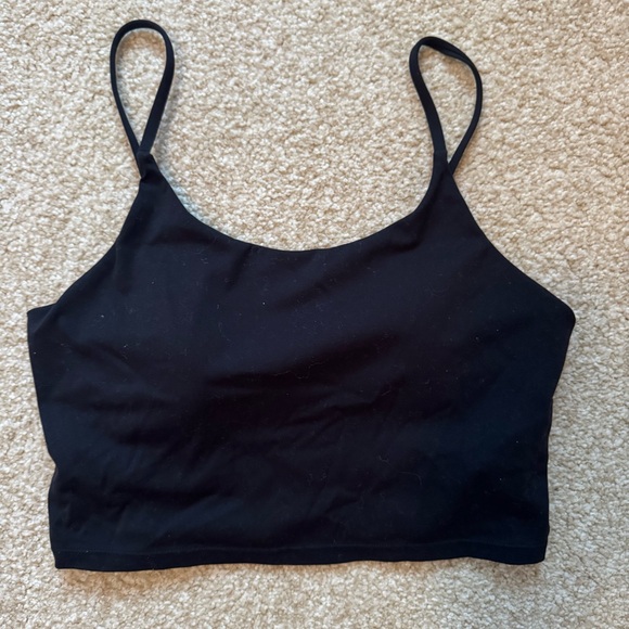 Victoria's Secret Tops - Black Spaghetti Strap Crop Top
